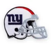 New York Giants White NY Helmet Logo Patch
