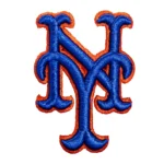New York Mets Blue "NY" Interlocking Logo Patch