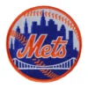 New York Mets skyline round logo patch
