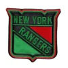 New York Rangers Black Green Shield Logo Patch