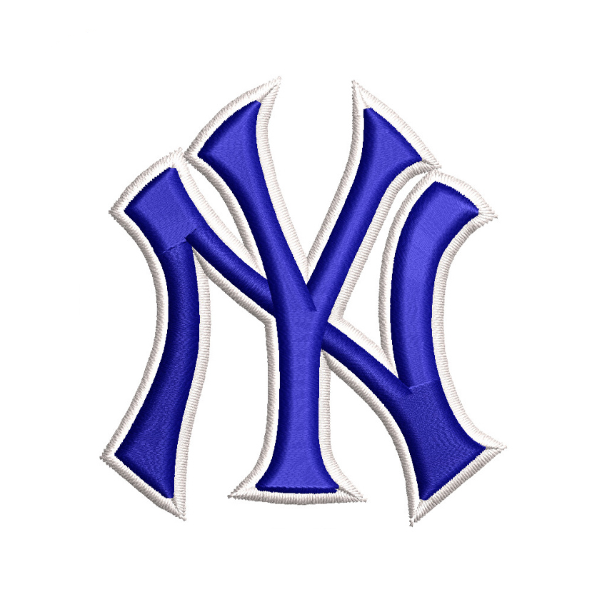New York Yankees Blue NY Logo Patch