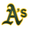 Oakland Athletics "A's" Green Script Logo Patch