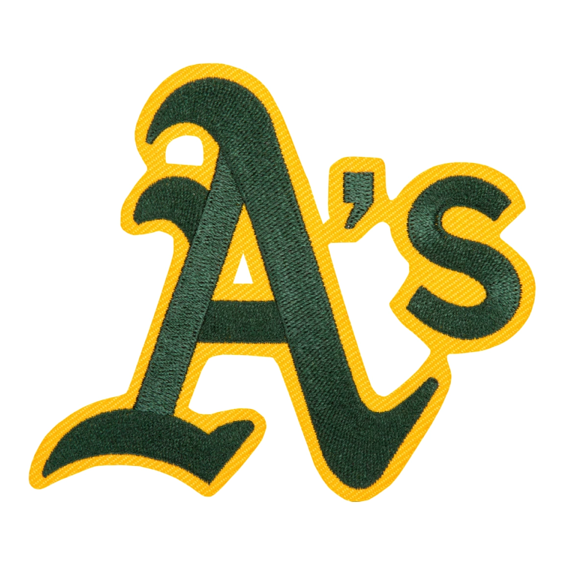 Oakland Athletics "A's" Green Script Logo Patch