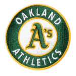 Oakland Athletics Round Team Logo Patch