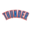 Oklahoma City Thunder Team Wordmark Logo Patch