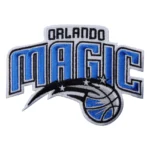 Orlando Magic Blue Wordmark Logo Embroidered Patch