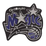 Orlando Magic Team Logo Black/Blue Embroidered Patch
