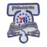 Philadelphia 76ers 1966-1967 World Champions Patch