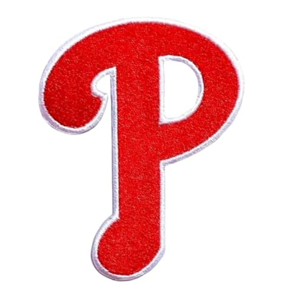 Philadelphia Phillies red "P" logo patch