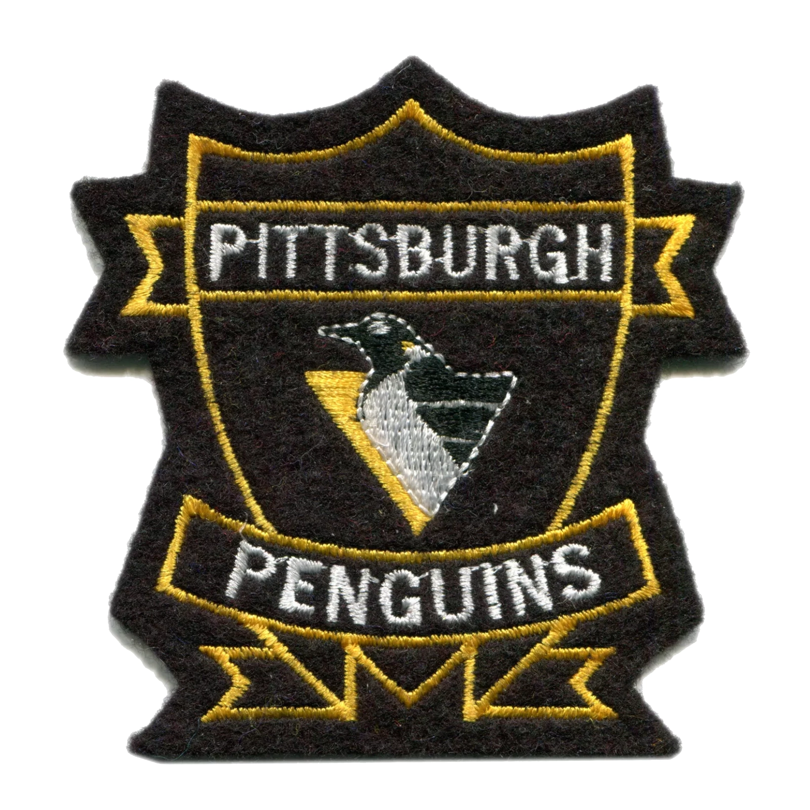 Pittsburgh Penguins Retro Shield Crest Patch