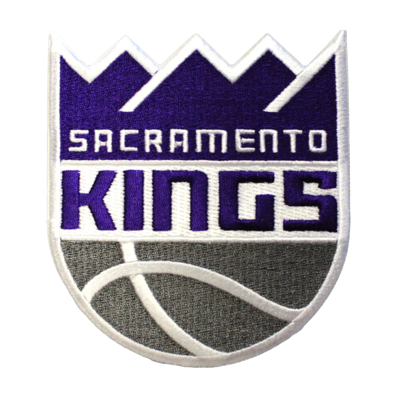 Sacramento Kings Shield Basketball Logo Patch