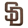 San Diego Padres Brown "SD" Interlocking Logo Patch