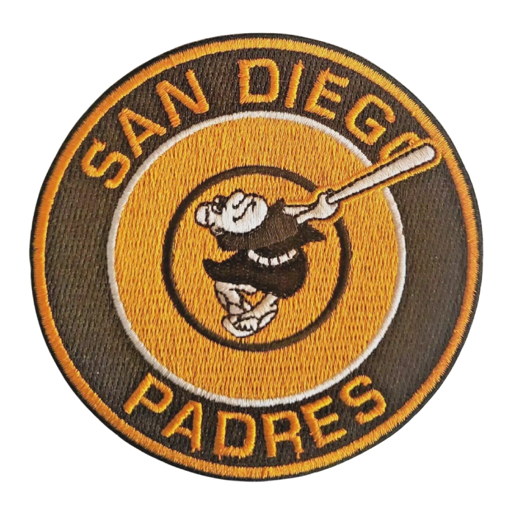 San Diego Padres Swinging Friar Round Logo Patch
