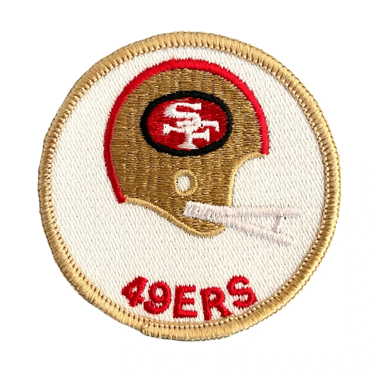 San Francisco 49ers SF Retro Helmet Patch