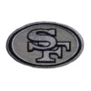 San Francisco 49ers Silver Monochrome Logo Patch