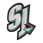 San Jose Sharks SJ NFL Team Monogram Patch