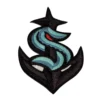 Seattle Kraken Anchor Logo Patch