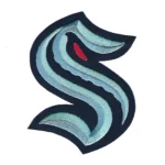 Seattle Kraken Letter S Logo Patch