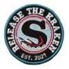 Seattle Kraken Release The Kraken Round Patch