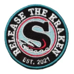 Seattle Kraken Release The Kraken Round Patch