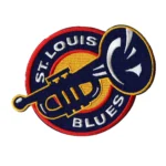 St Louis Blues Vintage Trumpet Logo Patch