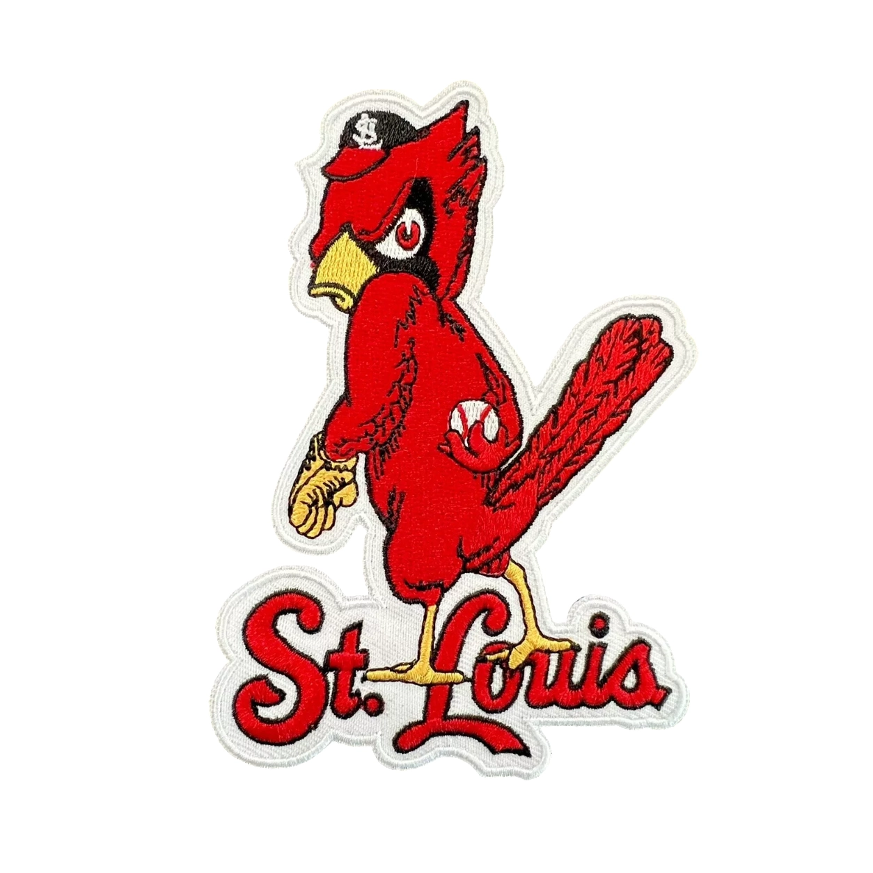 St. Louis Cardinals Fredbird mascot logo patch