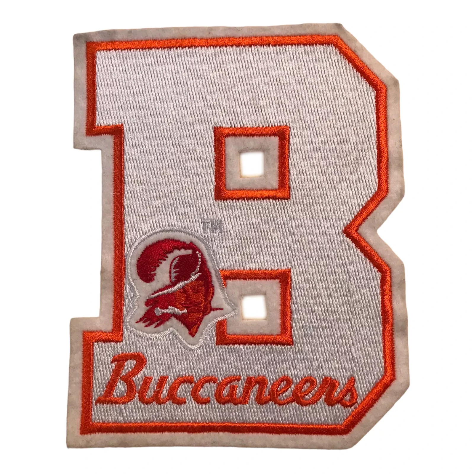 Tampa Bay Buccaneers Letter B Logo Patch