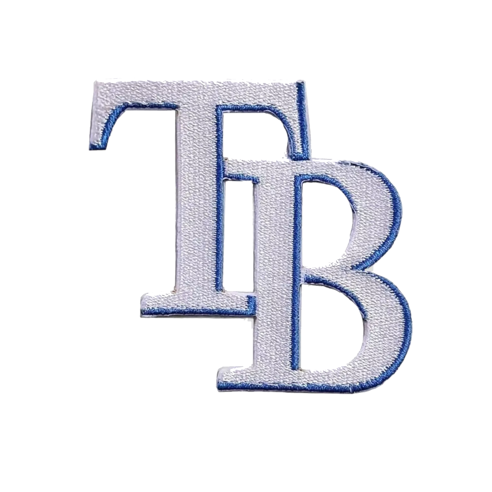 Tampa Bay Rays White TB logo Patch