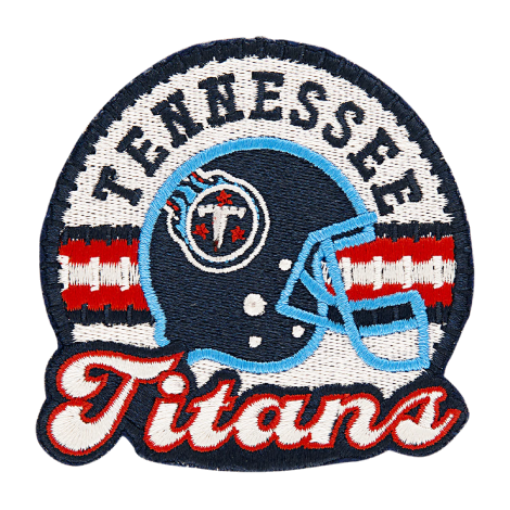 Tennessee Titans Retro Helmet Logo Patch