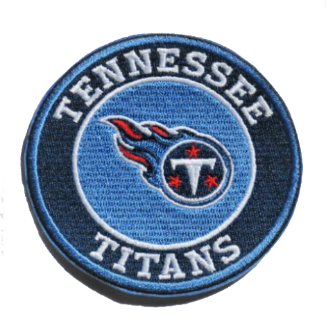 Tennessee Titans Round Team Logo Patch