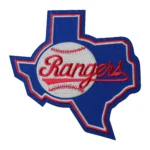 Texas Rangers State Logo Embroidered Patch