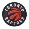 Toronto Raptors Round Black/Orange Logo Patch