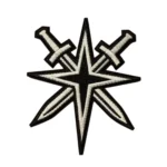 Vegas Golden Knights Black/White Secondary Logo Patch