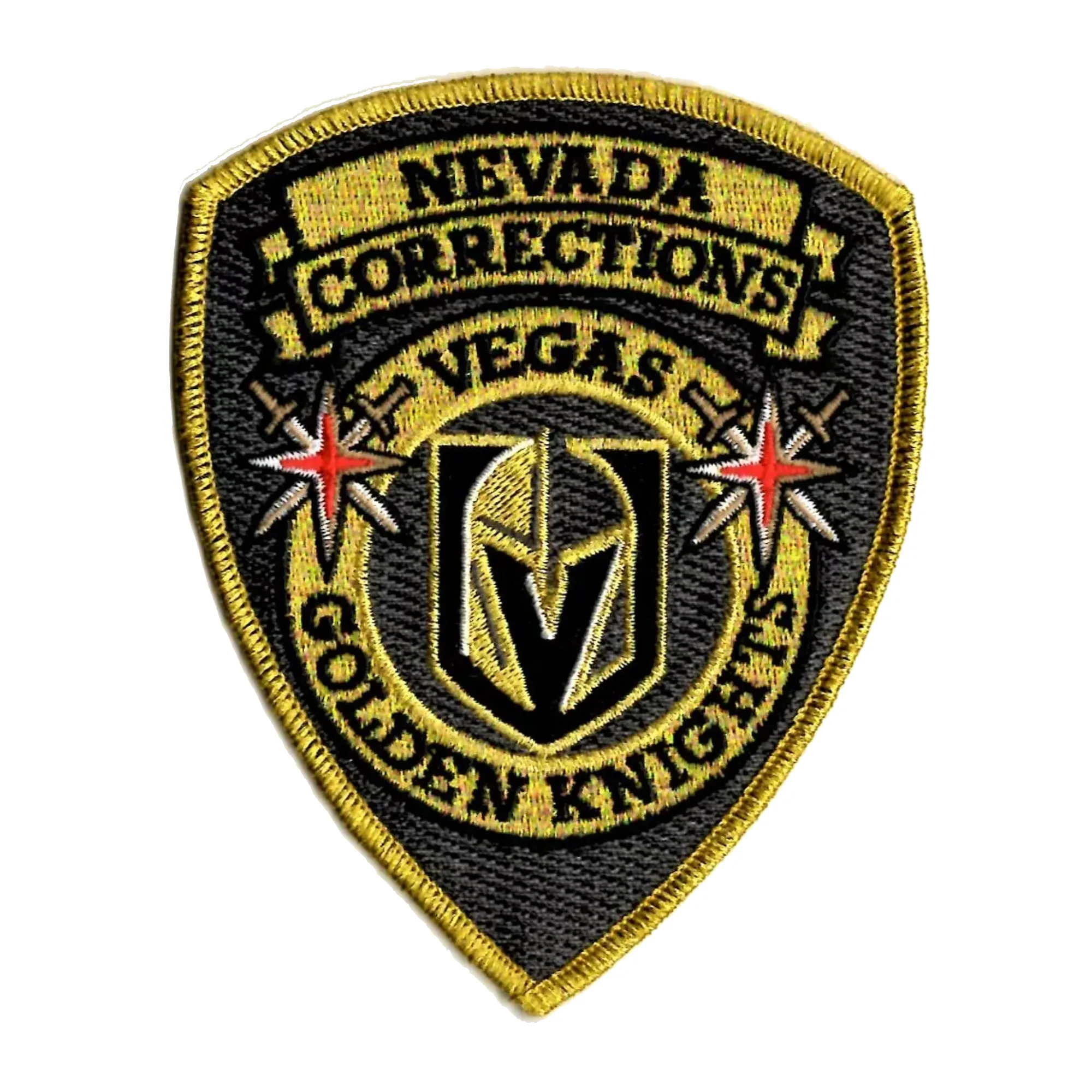 Vegas Golden Knights Nevada Corrections Shield Logo Patch