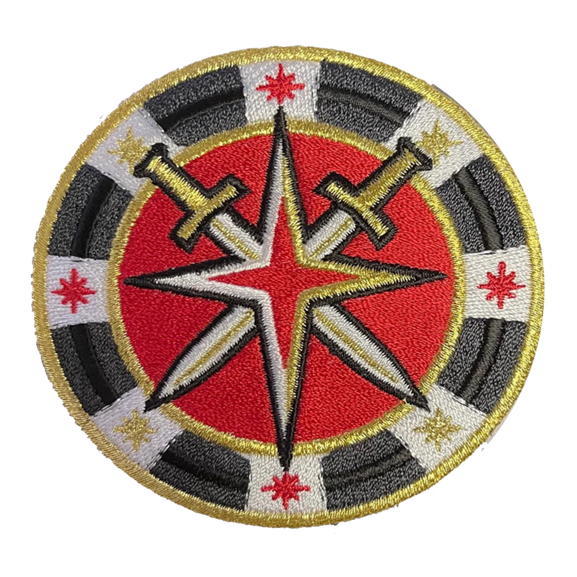 Vegas Golden Knights Roulette Wheel Logo Patch