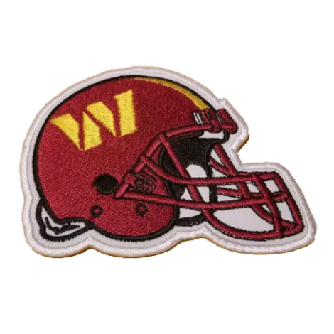Washington Commanders Football Retro Helmet Logo Patch