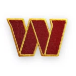 Washington Commanders Retro W Chennile Logo Patch