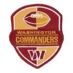 Washington Commanders W Shield Crest Logo Patch