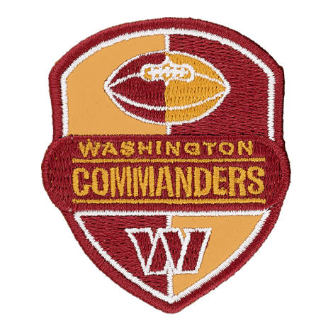 Washington Commanders W Shield Crest Logo Patch