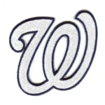 Washington Nationals White W Logo Patch