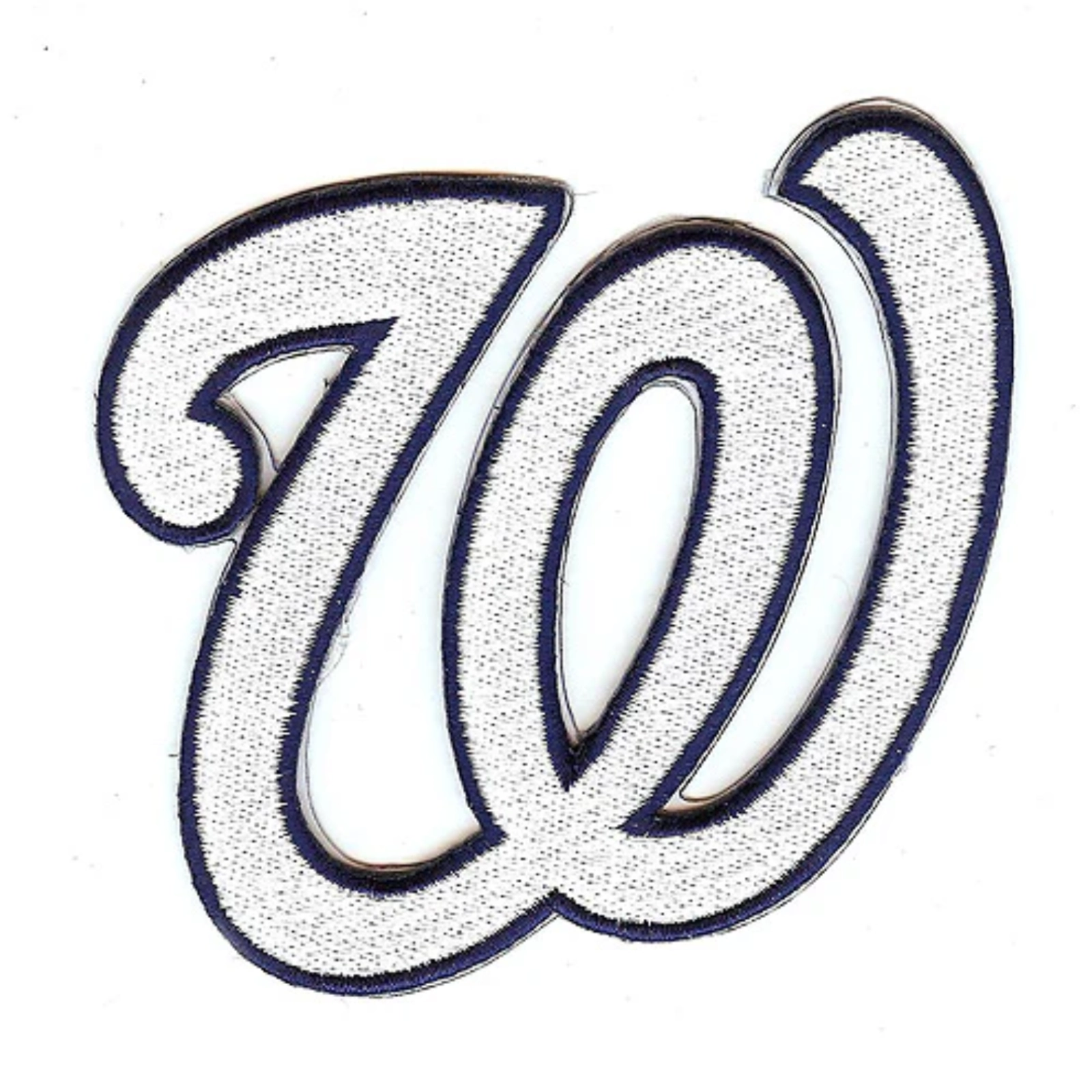 Washington Nationals White W Logo Patch