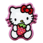 Hello Kitty Holding Strawberry Patch