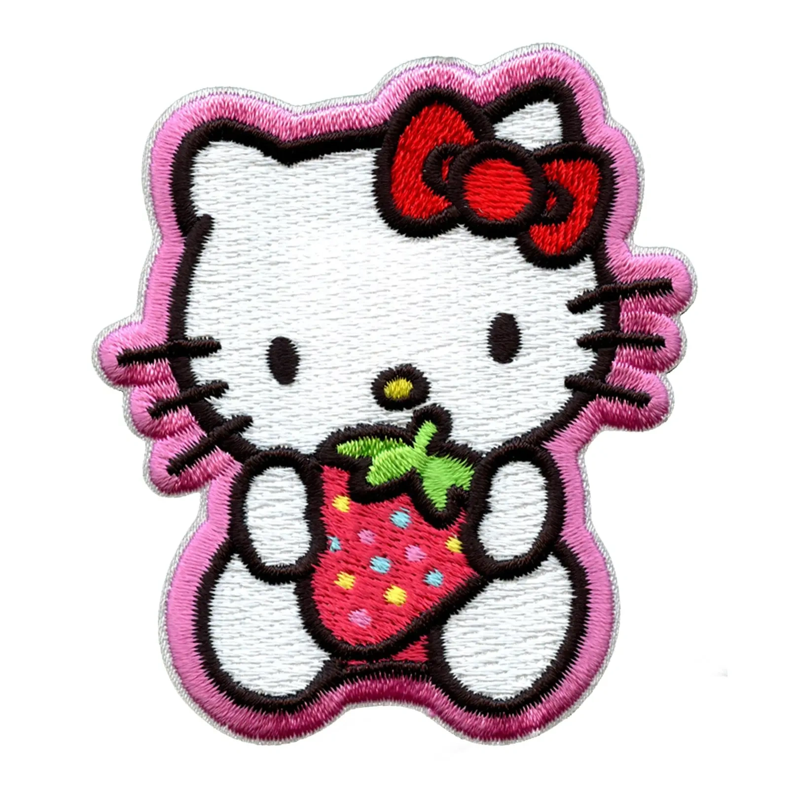 Hello Kitty Holding Strawberry Patch