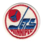 Winnipeg Jets White Vintage Round Logo Patch