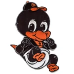 Baltimore Orioles Baby Bird Mascot Patch
