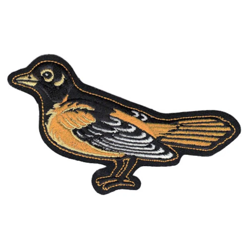 Baltimore Orioles Realistic Bird Logo Patch