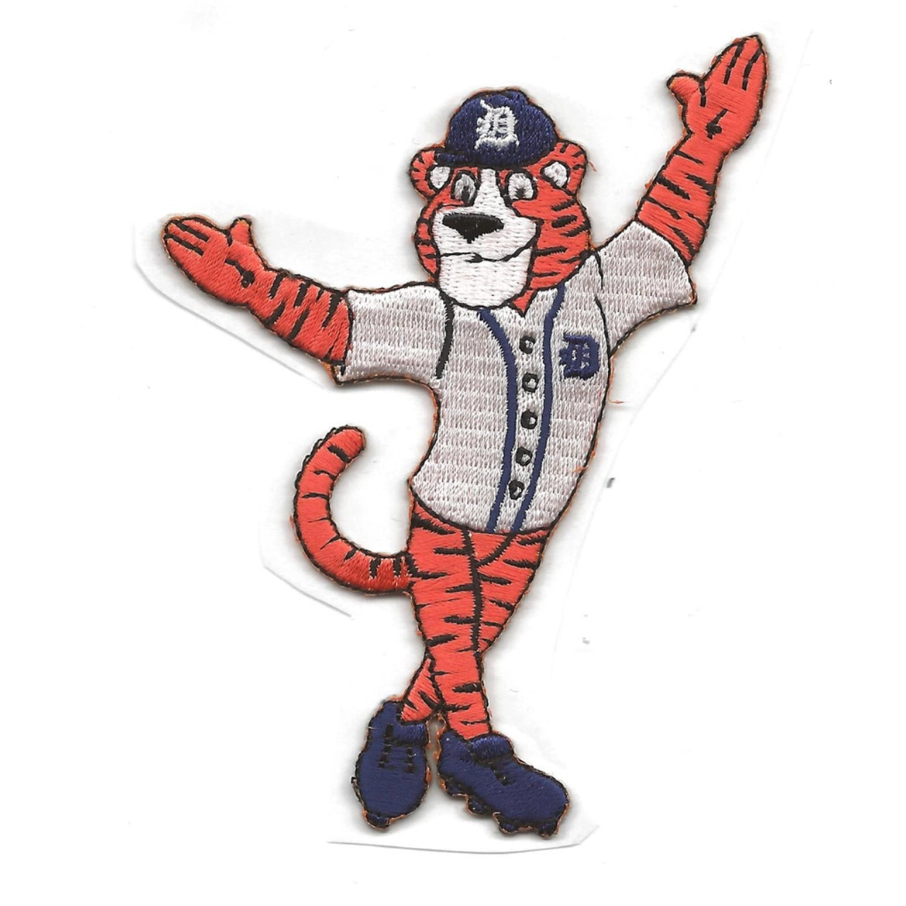 Detroit Tigers mascot baseball player patch