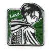Attack on Titan Levi Ackerman Green Background Patch