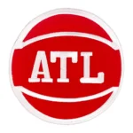 Atlanta Hawks ATL Red Round Logo Patch