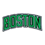 Boston Celtics 3D Wordmark Logo Patch